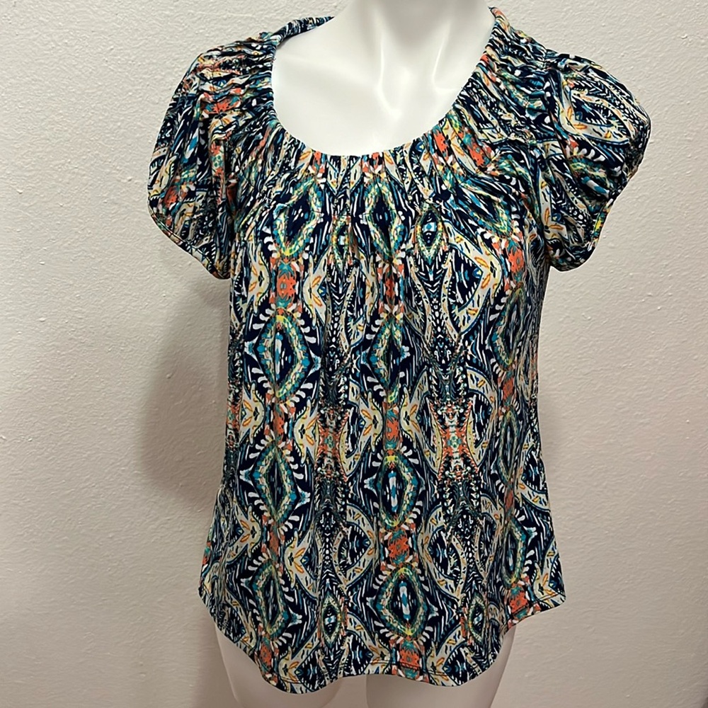 Style & Co Colorful Top Sz PXL